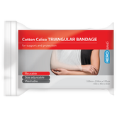 Aero Healthcare AEROBAND Cotton Calico Triangular Bandage 110 x 110 x 155cm Bag/10